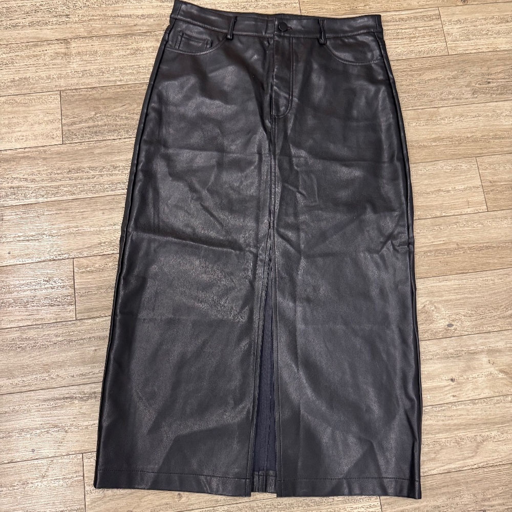 Zara Black Midi Skirt